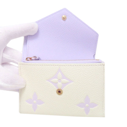 LOUIS VUITTON ルイヴィトン M82925 ポルトフォイユ・ヴィクトリーヌ 二つ折り財布（小銭入れあり） アンプラント レディース 中古