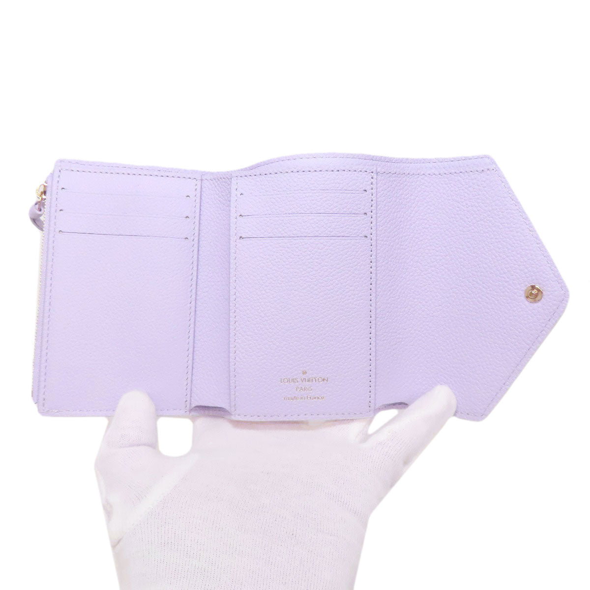 LOUIS VUITTON ルイヴィトン M82925 ポルトフォイユ・ヴィクトリーヌ 二つ折り財布（小銭入れあり） アンプラント レディース 中古