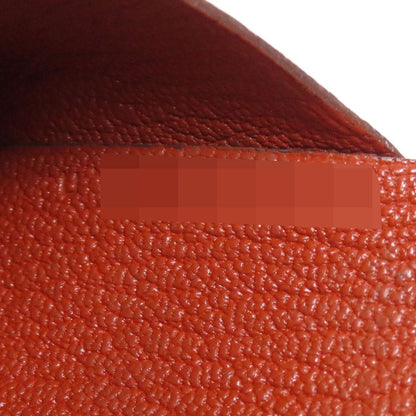 HERMES エルメス カルヴィ ブルーブリュム シルバー金具 カードケース シェーブル レディース 中古