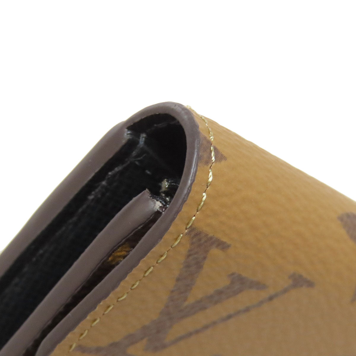 LOUIS VUITTON ルイヴィトン M82333 ポルトモネ・ロザリ コインケース モノグラムリバース レディース 中古