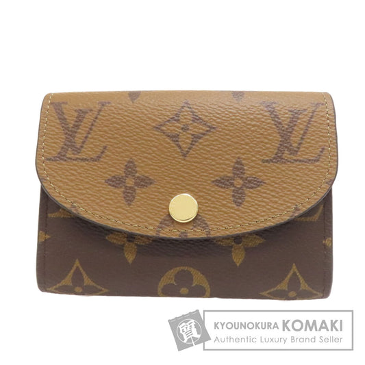 LOUIS VUITTON ルイヴィトン M82333 ポルトモネ・ロザリ コインケース モノグラムリバース レディース 中古