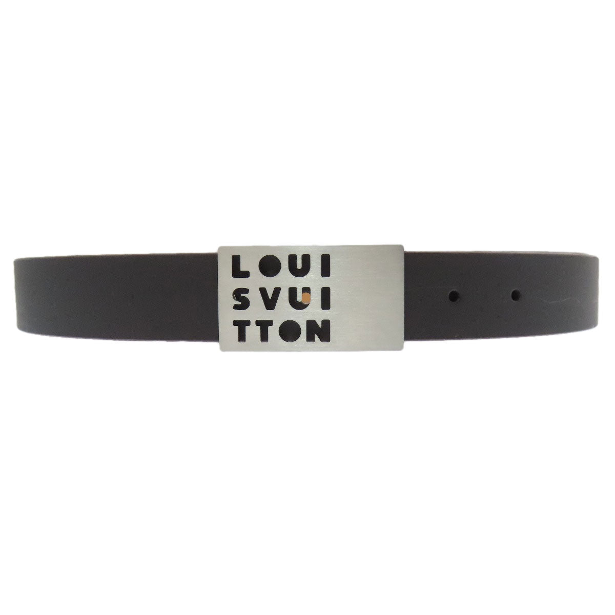 LOUIS VUITTON ルイヴィトン M6809 サンチュール LST ベルト レザー レディース 中古