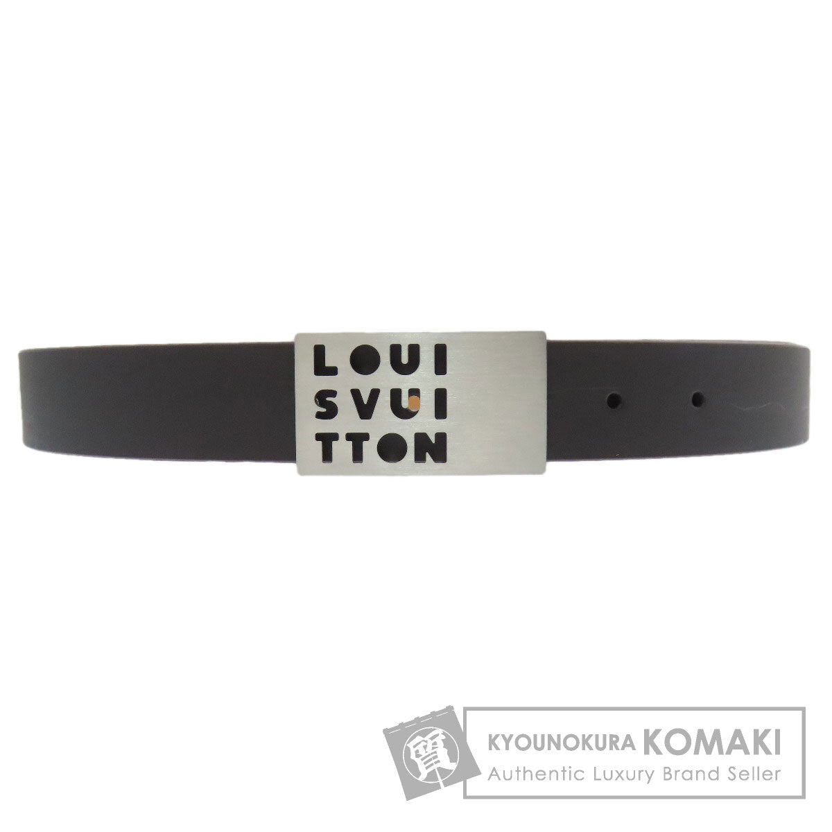 LOUIS VUITTON ルイヴィトン M6809 サンチュール LST ベルト レザー レディース 中古