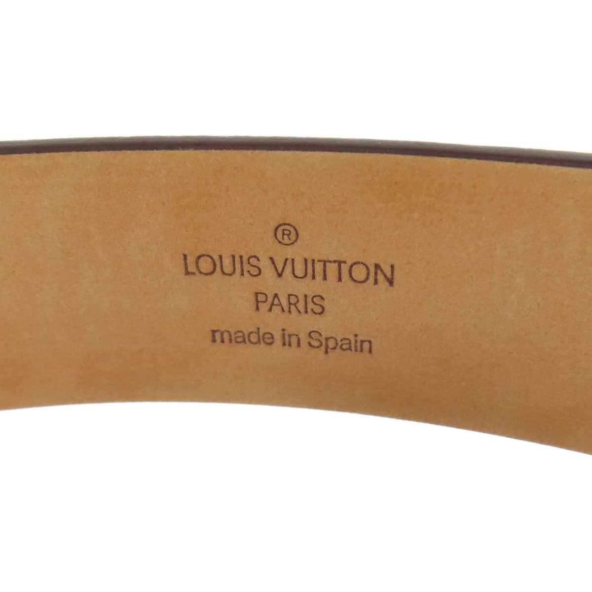 LOUIS VUITTON ルイヴィトン M6809 サンチュール LST ベルト レザー レディース 中古