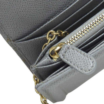 Salvatore Ferragamo サルヴァトーレフェラガモ ヴァラリボン 長財布（小銭入れあり） レザー レディース 中古