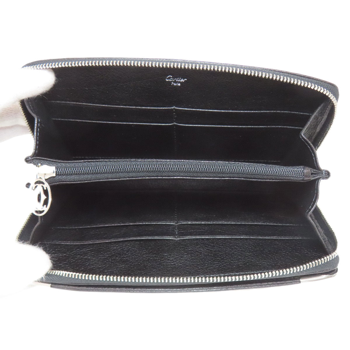 CARTIER カルティエ マストライン 長財布（小銭入れあり） レザー レディース 中古