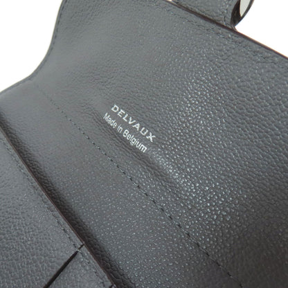 DELVAUX デルヴォー ブリヨン コンパクト ウォレット 二つ折り財布（小銭入れあり） カーフ レディース 中古