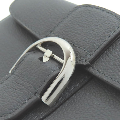 DELVAUX デルヴォー ブリヨン コンパクト ウォレット 二つ折り財布（小銭入れあり） カーフ レディース 中古