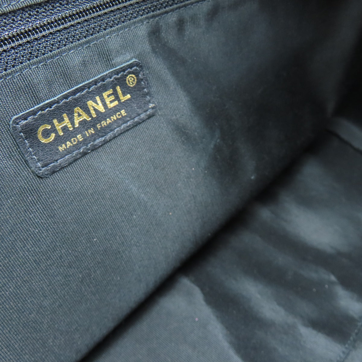 CHANEL シャネル マトラッセ ココマーク ゴールド金具 ボストンバッグ グレインド カーフスキン レディース 中古