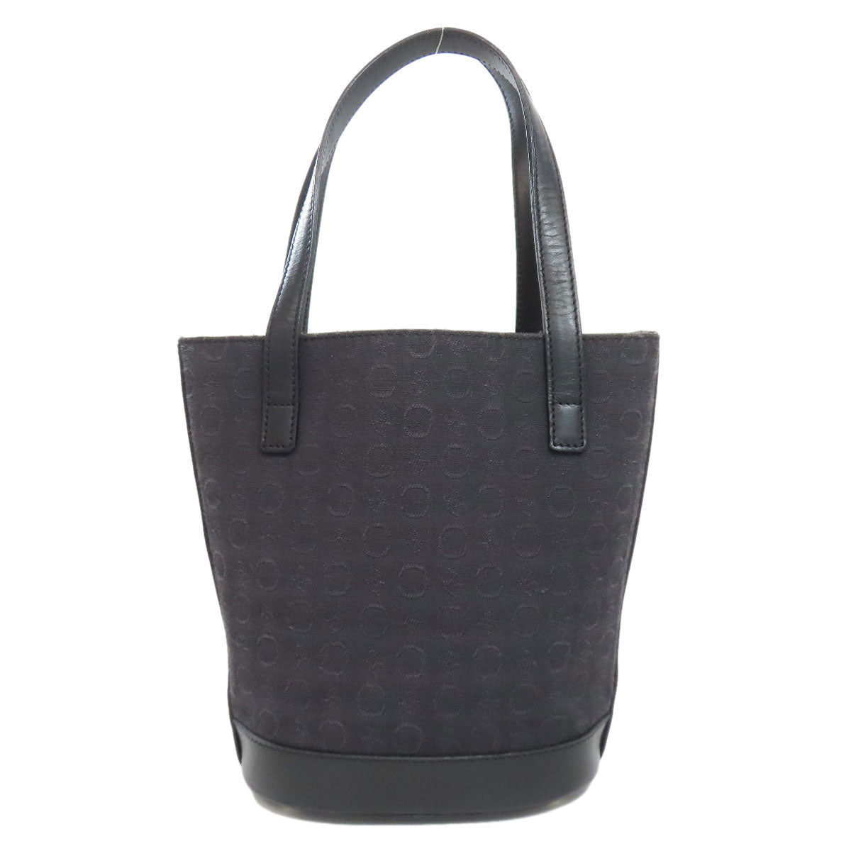 CELINE セリーヌ Cマカダム ハンドバッグ キャンバス レディース 中古