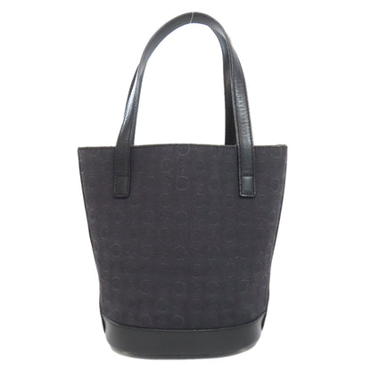 CELINE セリーヌ Cマカダム ハンドバッグ キャンバス レディース 中古