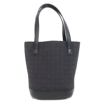 CELINE セリーヌ Cマカダム ハンドバッグ キャンバス レディース 中古