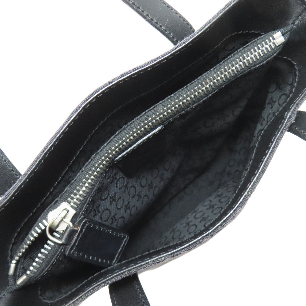 CELINE セリーヌ Cマカダム ハンドバッグ キャンバス レディース 中古