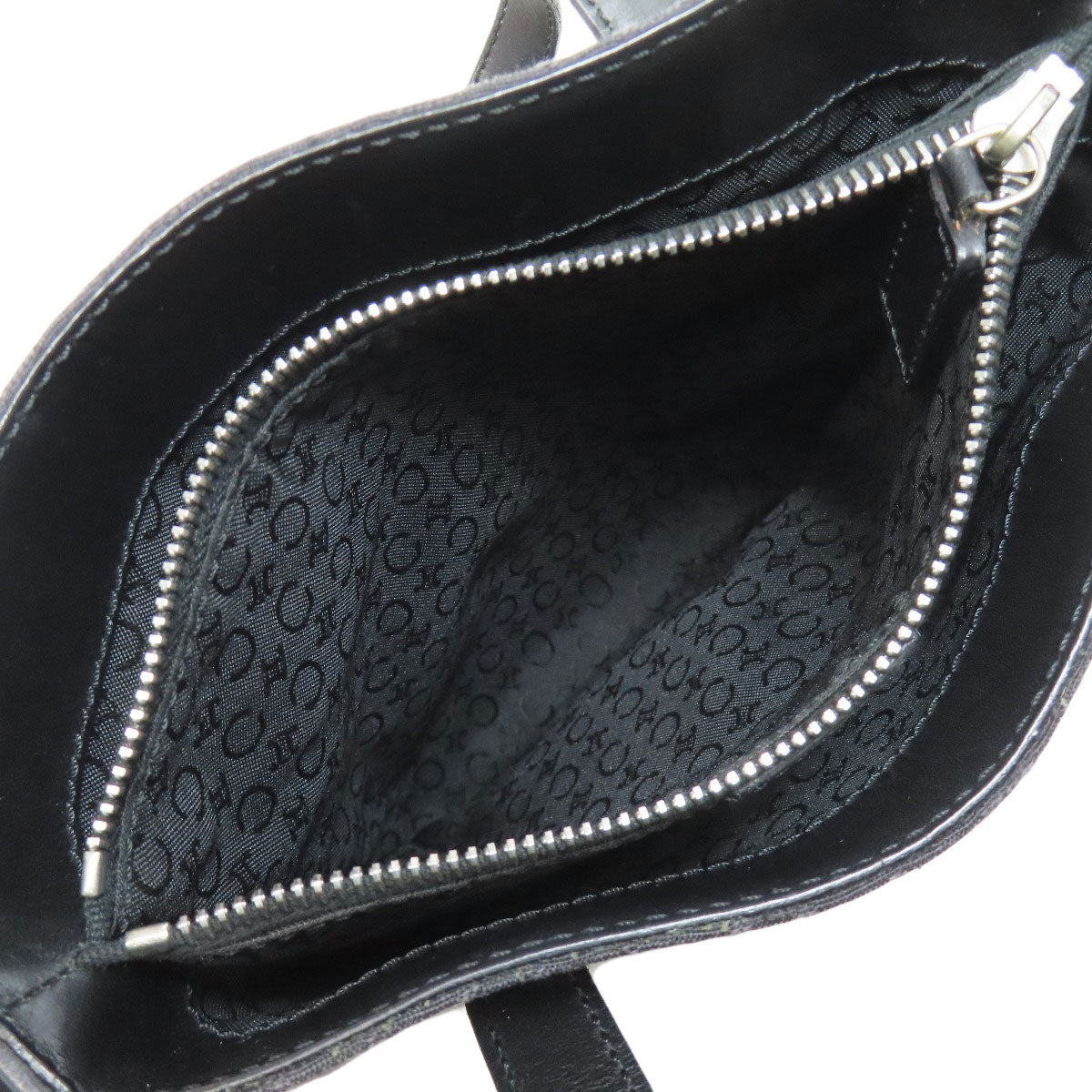 CELINE セリーヌ Cマカダム ハンドバッグ キャンバス レディース 中古