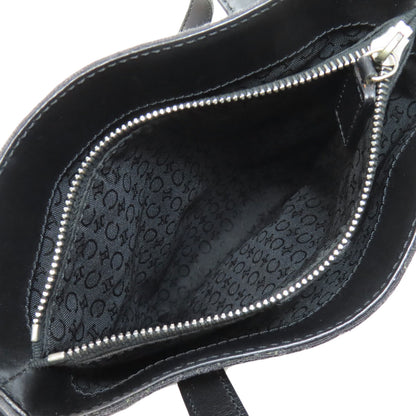 CELINE セリーヌ Cマカダム ハンドバッグ キャンバス レディース 中古