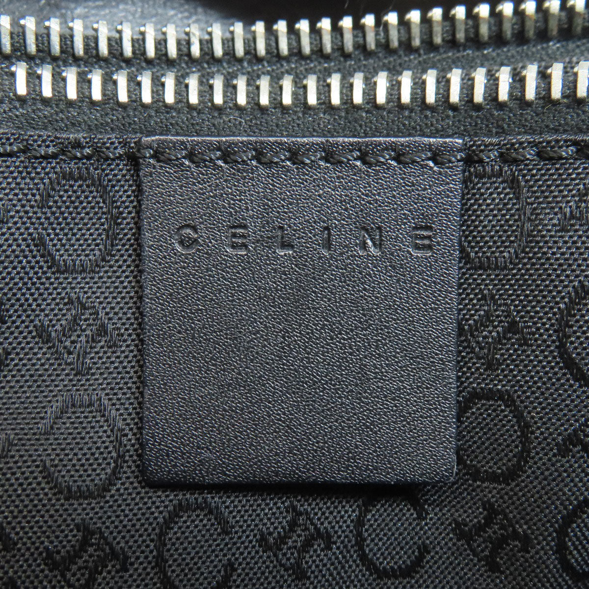 CELINE セリーヌ Cマカダム ハンドバッグ キャンバス レディース 中古