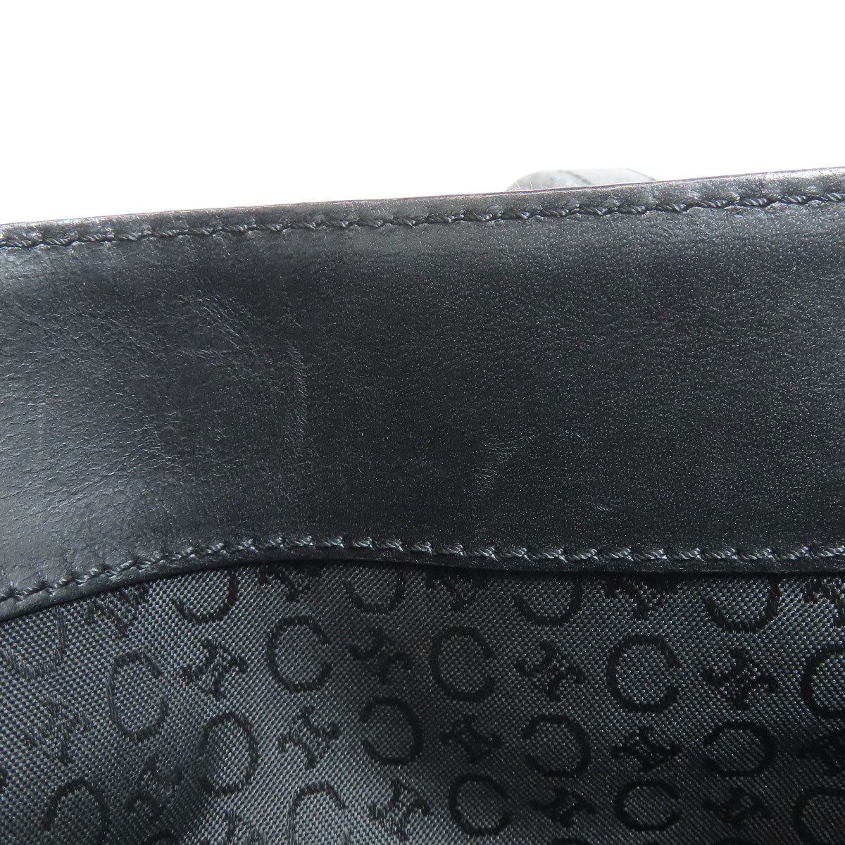 CELINE セリーヌ Cマカダム ハンドバッグ キャンバス レディース 中古