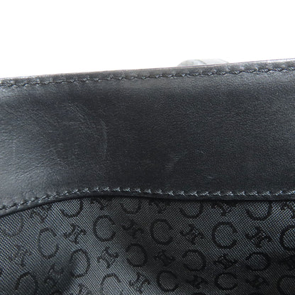 CELINE セリーヌ Cマカダム ハンドバッグ キャンバス レディース 中古