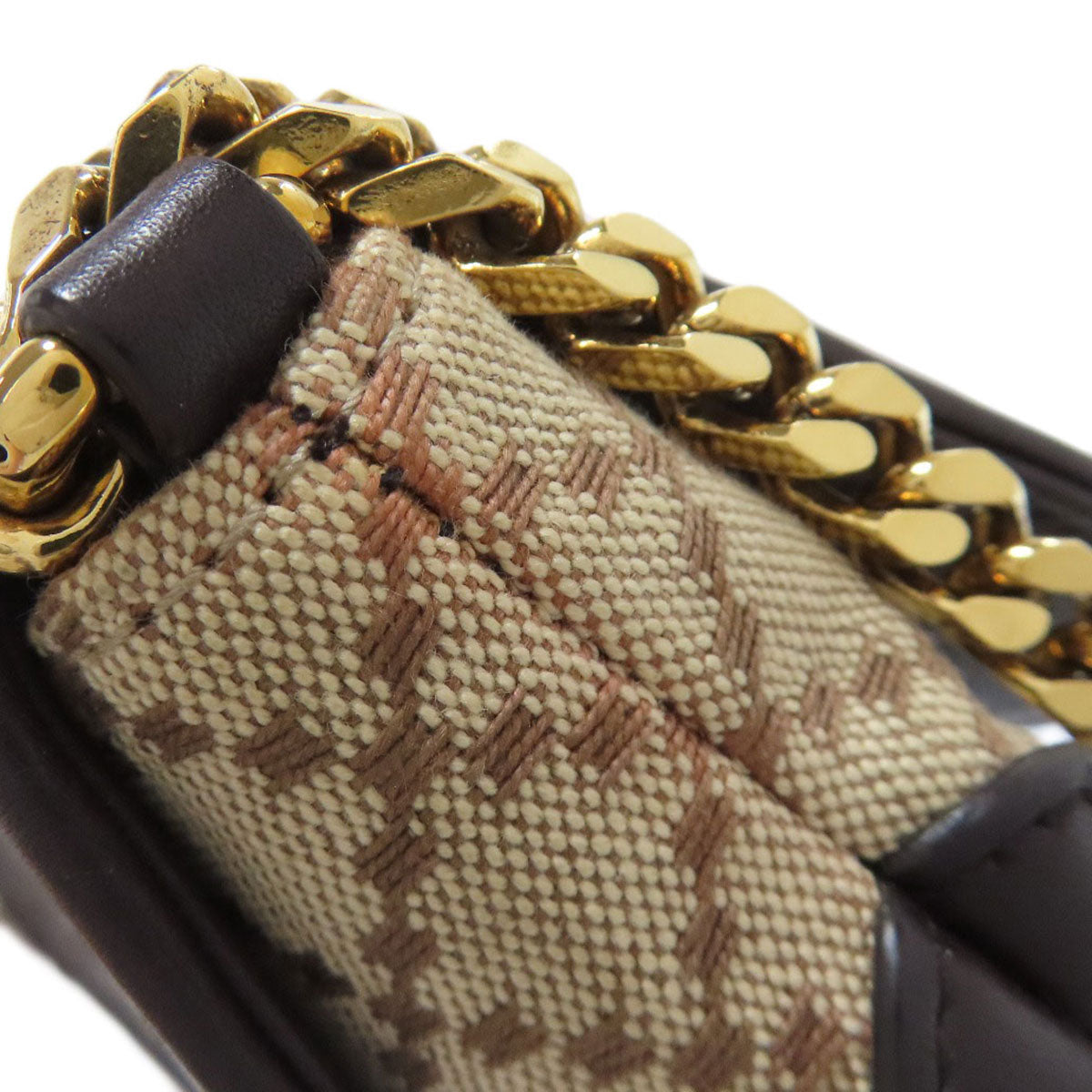 GUCCI グッチ 251820 ディアマンテ チェーンショルダー ショルダーバッグ キャンバス レディース 中古