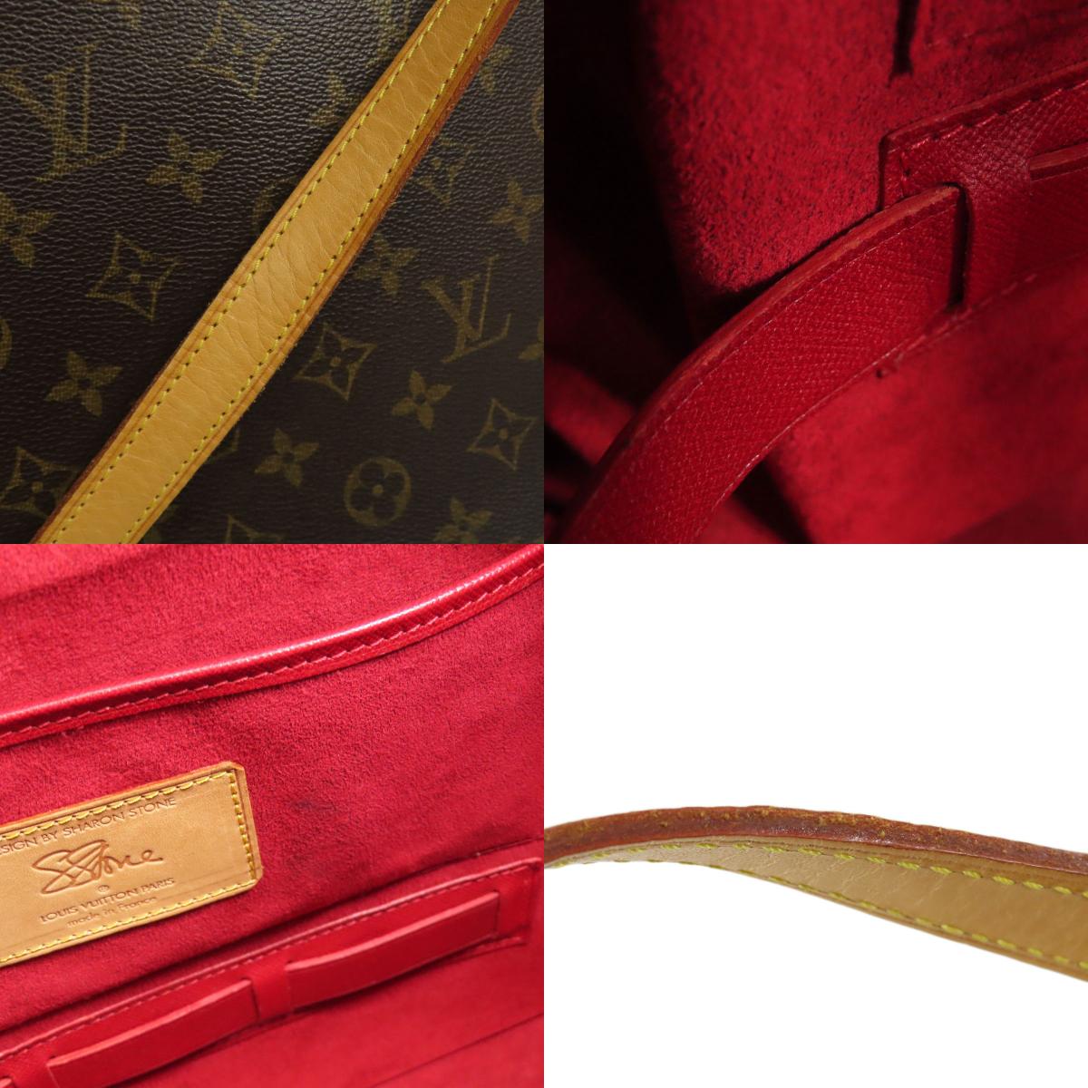 LOUIS VUITTON ルイヴィトン M47275 アムファースリー シャロンストーンコラボ トートバッグ モノグラムキャンバス レディース 中古