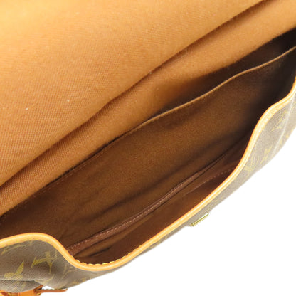 LOUIS VUITTON ルイヴィトン M42254 ソーミュールM ショルダーバッグ モノグラムキャンバス レディース 中古