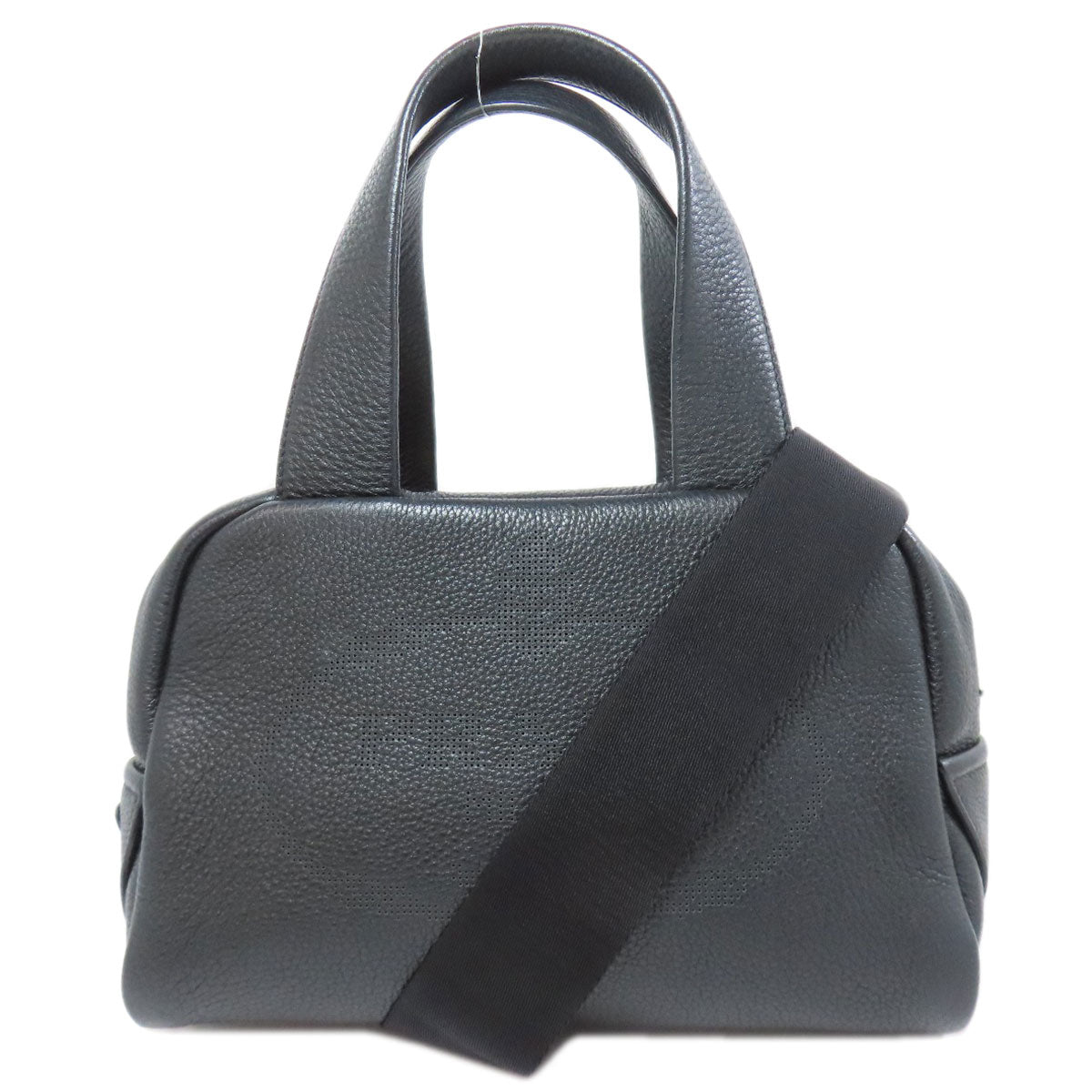 PRADA プラダ 1BB078 パンチングロゴ 2WAY ハンドバッグ カーフ レディース 中古