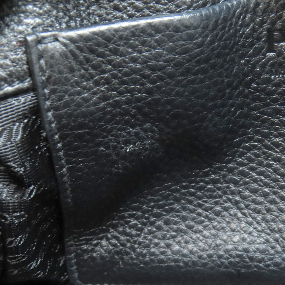 PRADA プラダ 1BB078 パンチングロゴ 2WAY ハンドバッグ カーフ レディース 中古