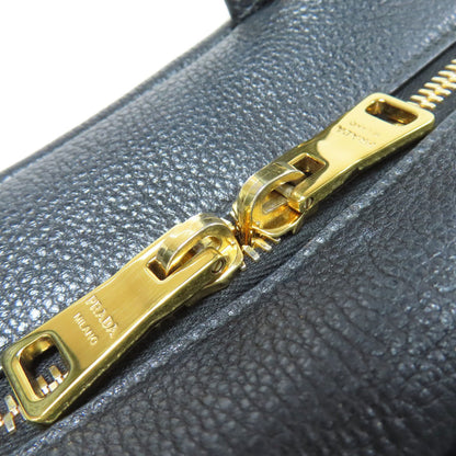 PRADA プラダ 1BB078 パンチングロゴ 2WAY ハンドバッグ カーフ レディース 中古
