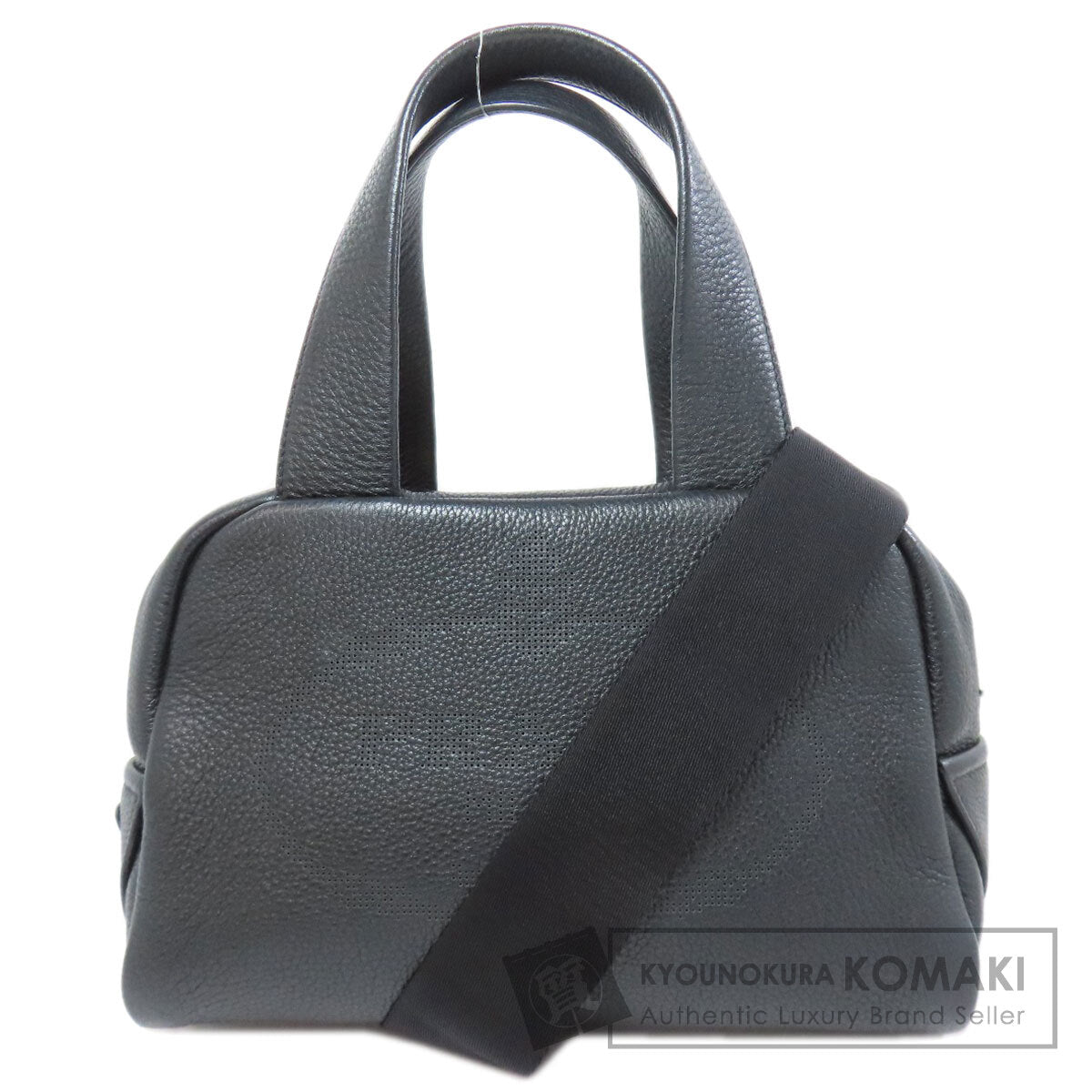 PRADA プラダ 1BB078 パンチングロゴ 2WAY ハンドバッグ カーフ レディース 中古