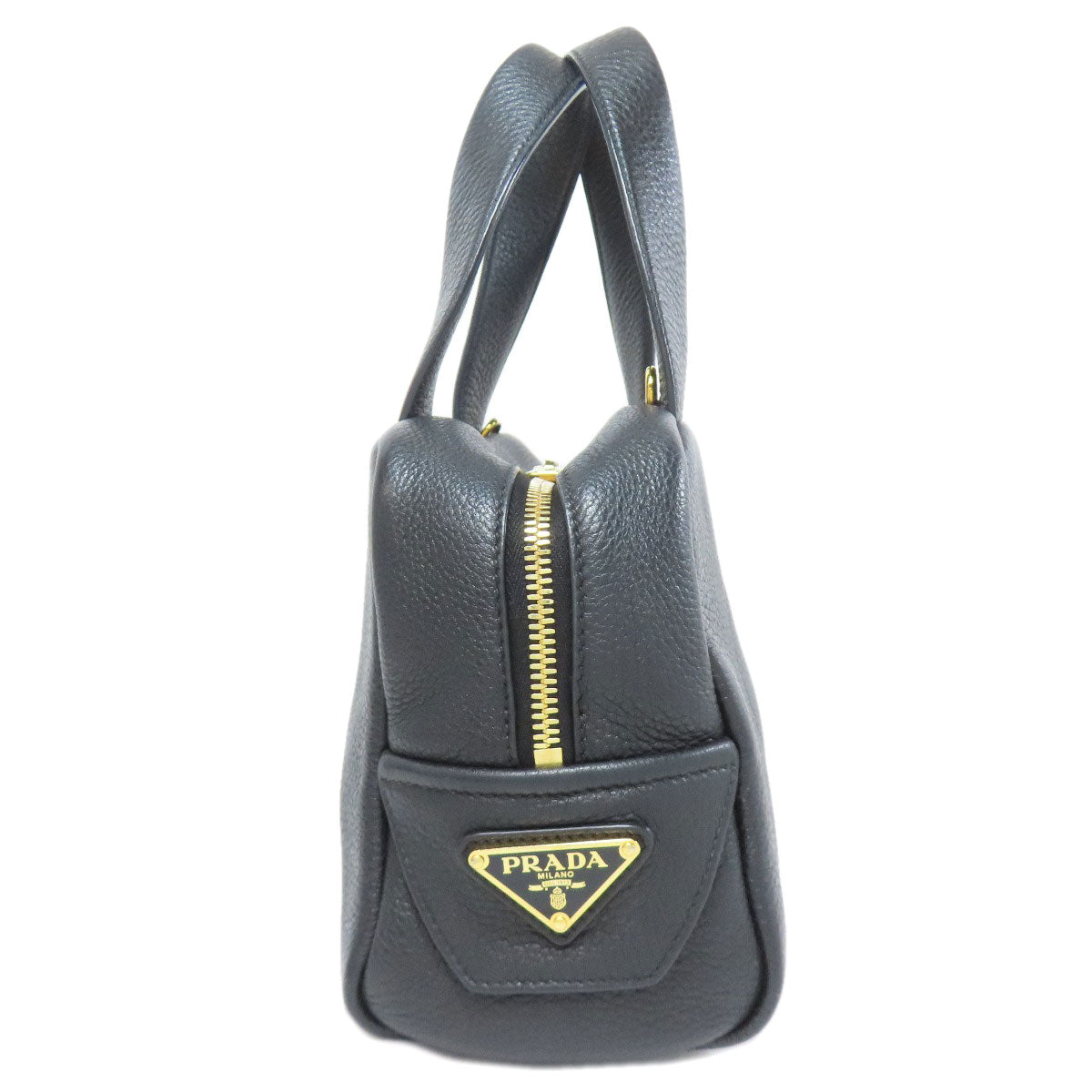 PRADA プラダ 1BB078 パンチングロゴ 2WAY ハンドバッグ カーフ レディース 中古