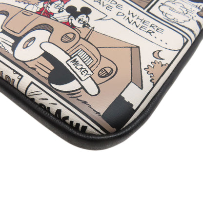 kate spade ケイトスペード PCケース ミッキーコラボ アクセサリーポーチ PVC レディース 中古