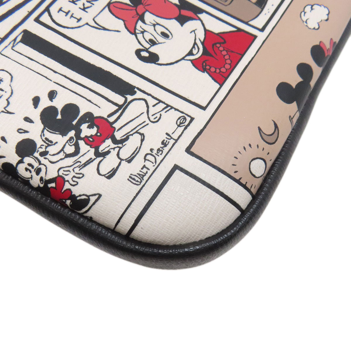kate spade ケイトスペード PCケース ミッキーコラボ アクセサリーポーチ PVC レディース 中古