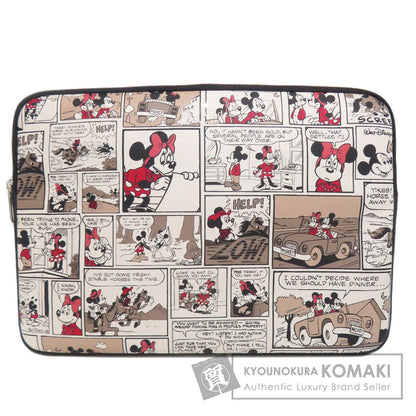 kate spade ケイトスペード PCケース ミッキーコラボ アクセサリーポーチ PVC レディース 中古