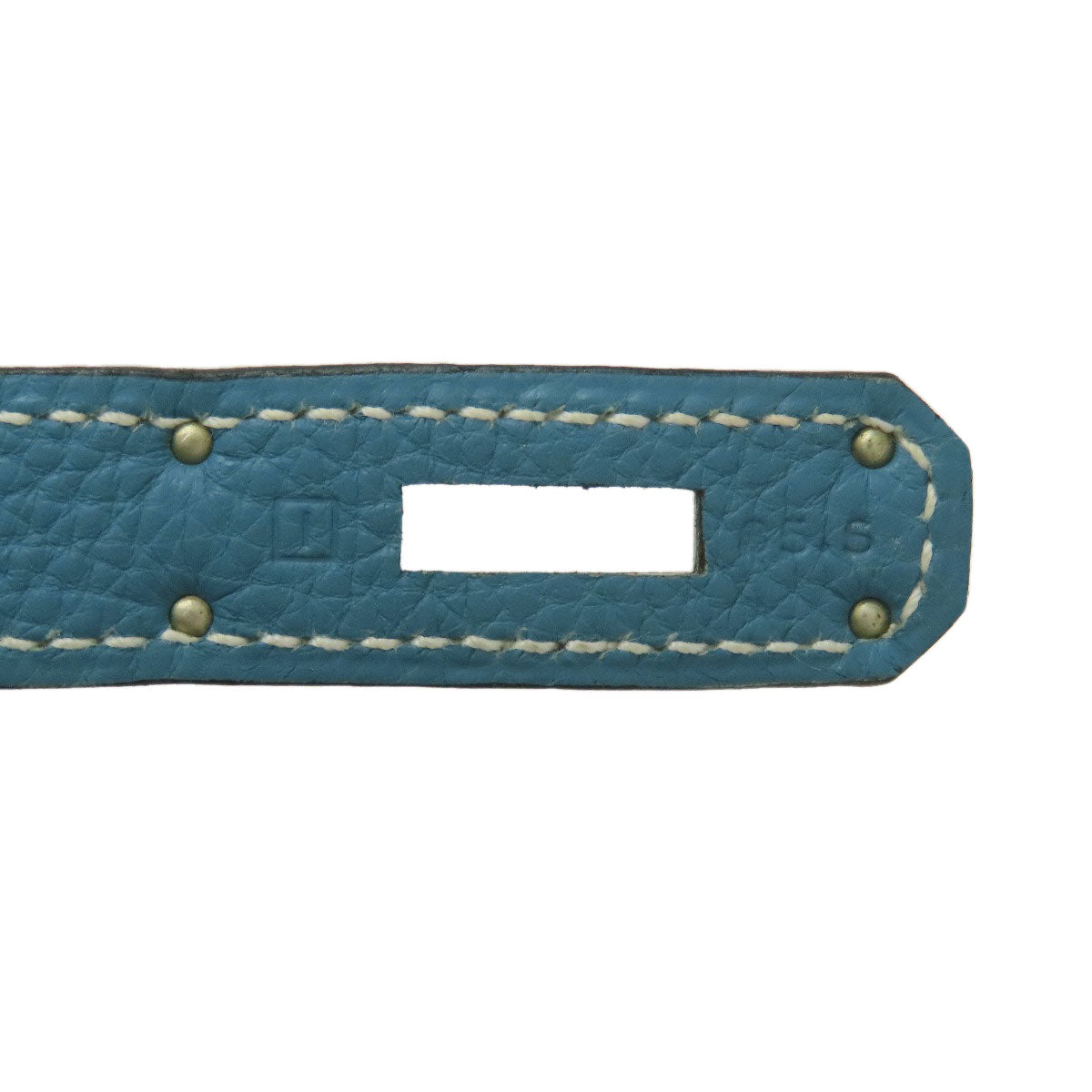 HERMES エルメス バーキン30 ブルージーン シルバー金具 ハンドバッグ トゴ レディース 中古