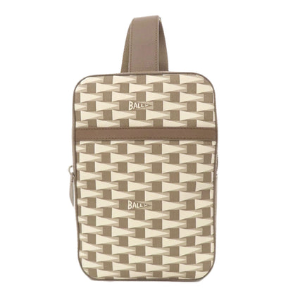 BALLY バリー 総柄 ボディバッグ PVC レディース 中古