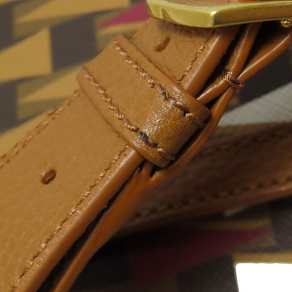 BALLY バリー 総柄 ショルダーバッグ PVC レディース 中古
