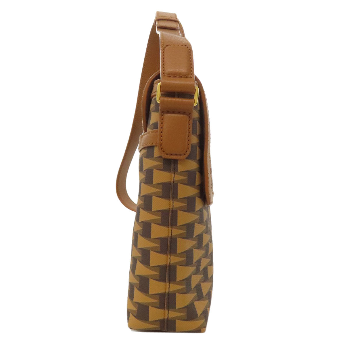 BALLY バリー 総柄 ショルダーバッグ PVC レディース 中古
