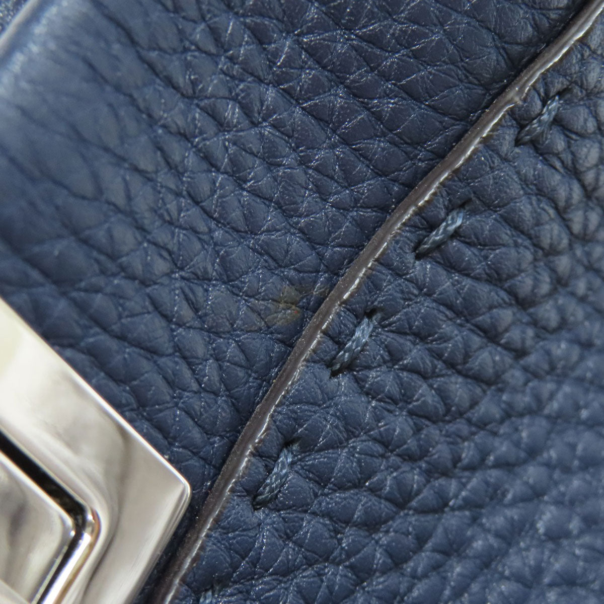 FENDI フェンディ ピーカブーミニ セレリア 2WAY ハンドバッグ カーフ レディース 中古