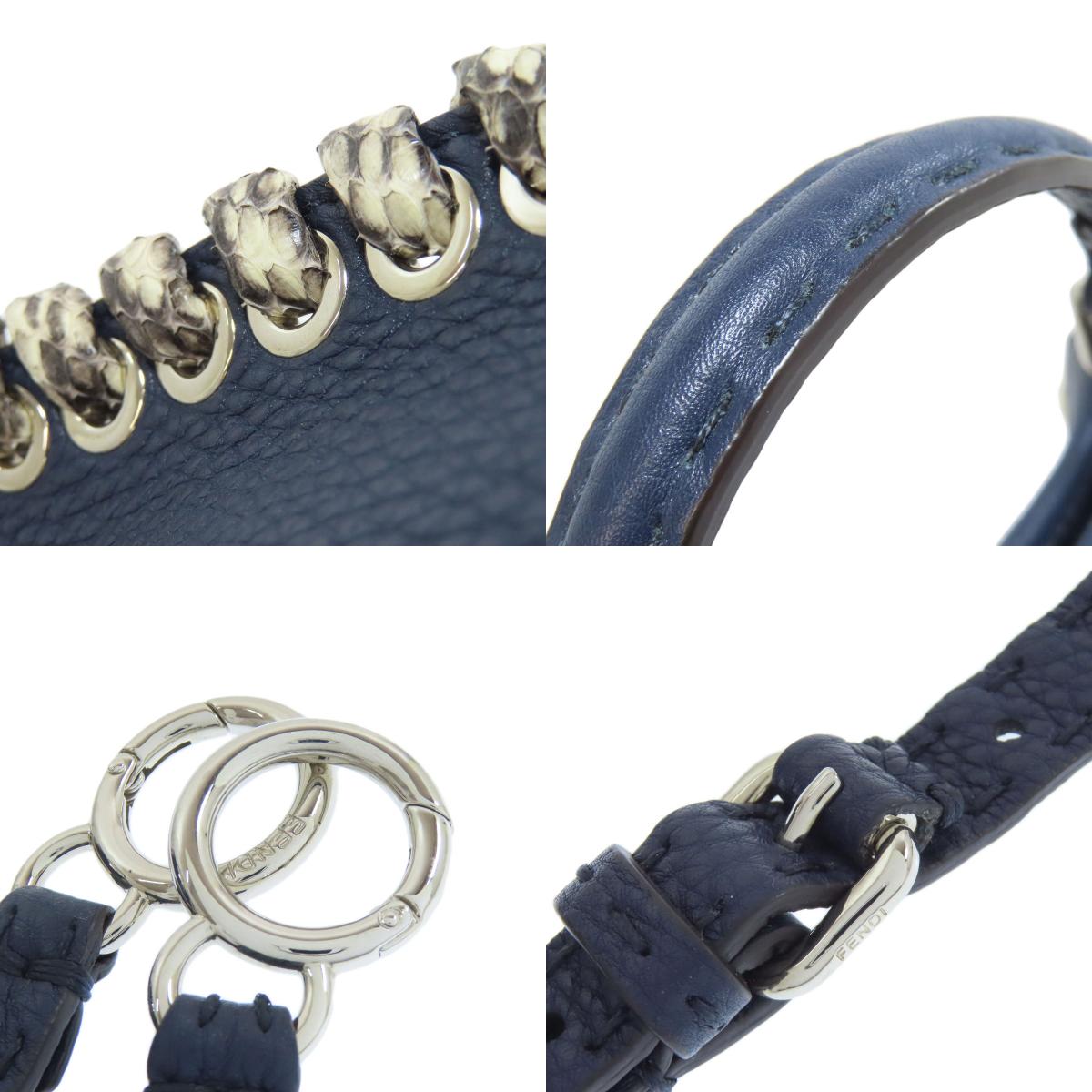FENDI フェンディ ピーカブーミニ セレリア 2WAY ハンドバッグ カーフ レディース 中古