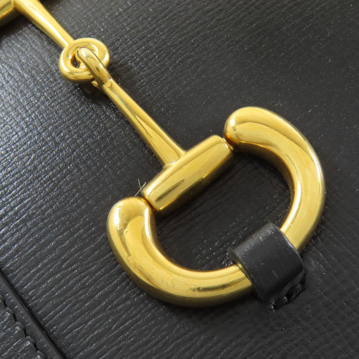 GUCCI グッチ 602118 ホースビット バケットバッグ トートバッグ レザー レディース 中古