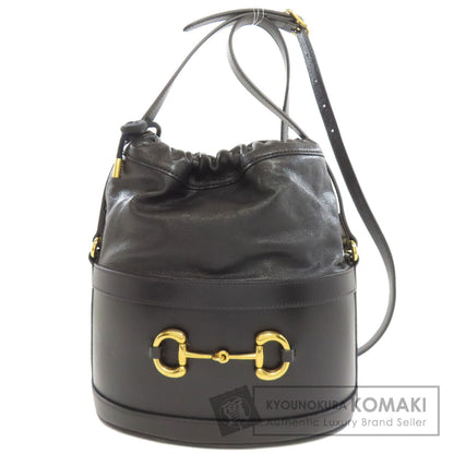 GUCCI グッチ 602118 ホースビット バケットバッグ トートバッグ レザー レディース 中古