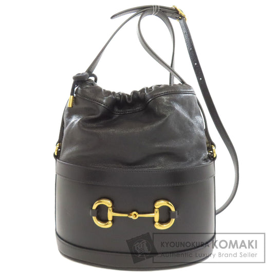 GUCCI グッチ 602118 ホースビット バケットバッグ トートバッグ レザー レディース 中古