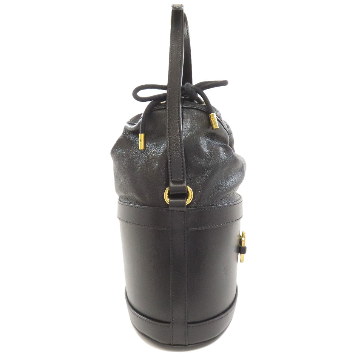 GUCCI グッチ 602118 ホースビット バケットバッグ トートバッグ レザー レディース 中古