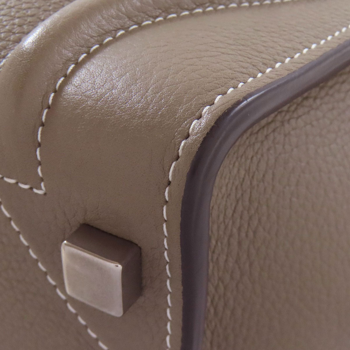CELINE セリーヌ ラゲージマイクロ トートバッグ カーフ レディース 中古