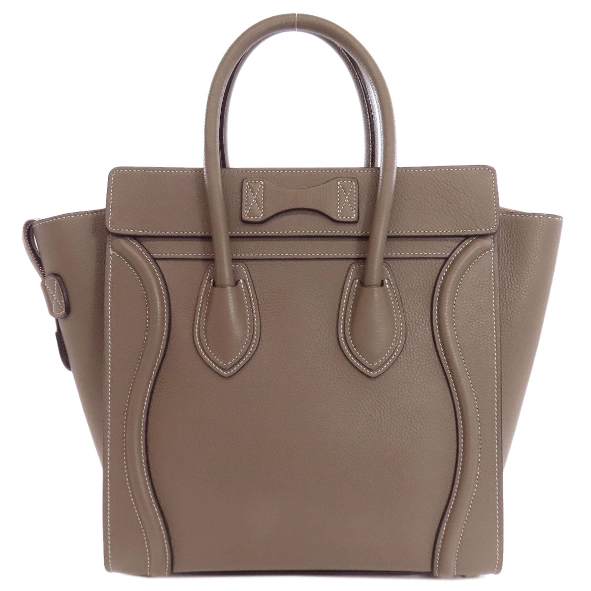 CELINE セリーヌ ラゲージマイクロ トートバッグ カーフ レディース 中古