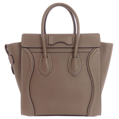 CELINE セリーヌ ラゲージマイクロ トートバッグ カーフ レディース 中古
