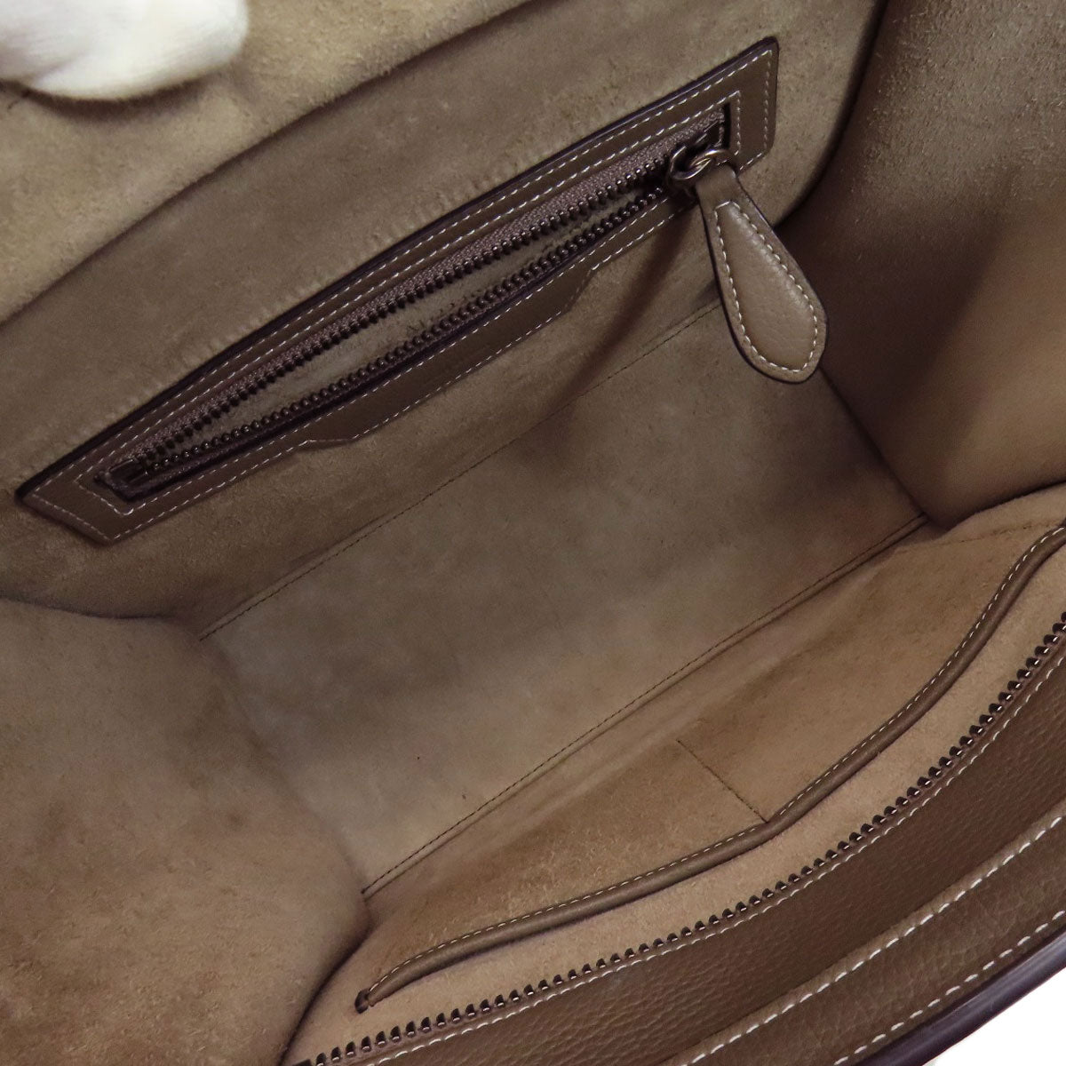 CELINE セリーヌ ラゲージマイクロ トートバッグ カーフ レディース 中古