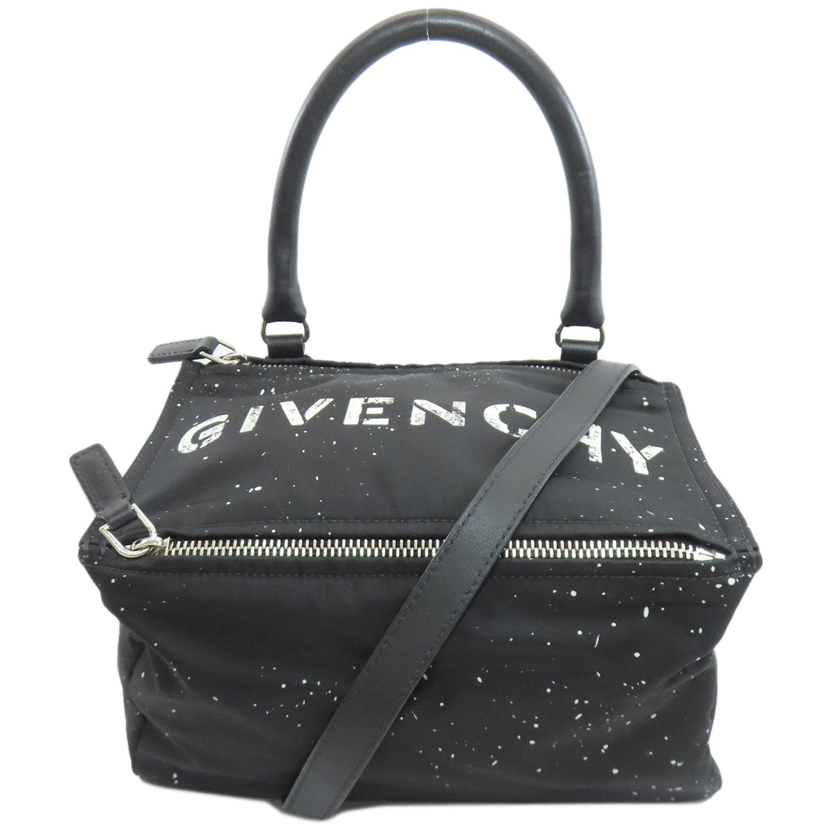 GIVENCHY ジバンシー 2WAY ハンドバッグ ナイロン レディース 中古