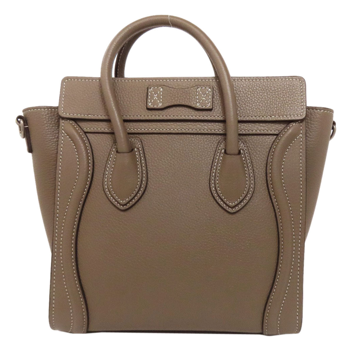 CELINE セリーヌ ラゲージナノ 2WAY ハンドバッグ カーフ レディース 中古