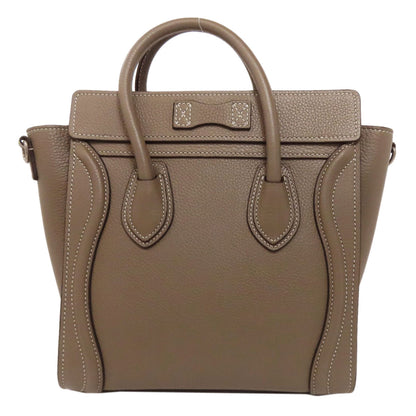 CELINE セリーヌ ラゲージナノ 2WAY ハンドバッグ カーフ レディース 中古